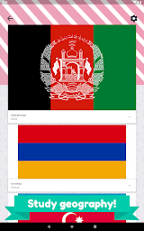 Asia and Middle East countries - flags quiz