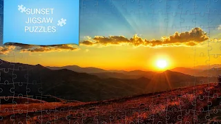 Sunset jigsaw puzzles games - Screenshot 1