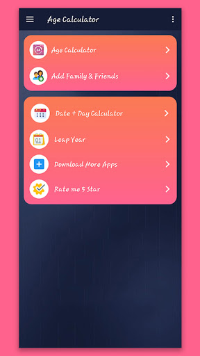 Age - Date of birth Calculator