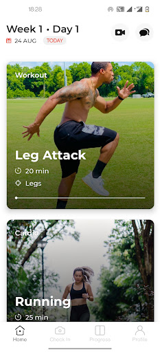 Lion Den Training Screen 2