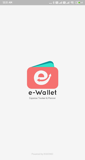 Android application e-Wallet: Expense Tracker screenshort