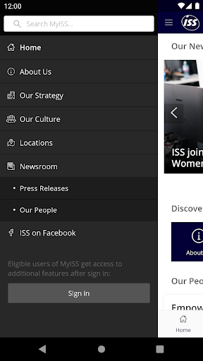 MyISS Screen 2