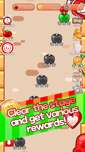 Android application Tomato Catch Up! screenshort