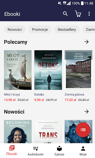 Android application Publio - ebooki, audiobooki screenshort