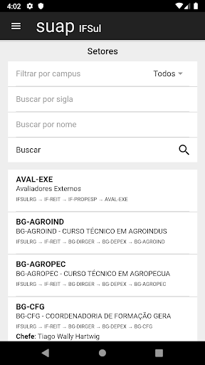 IFSul - SUAP Screen 3