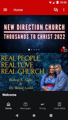 Android application New Direction Church Connect screenshort