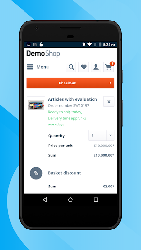Hybrid Mobile App for Shopware Screen 2