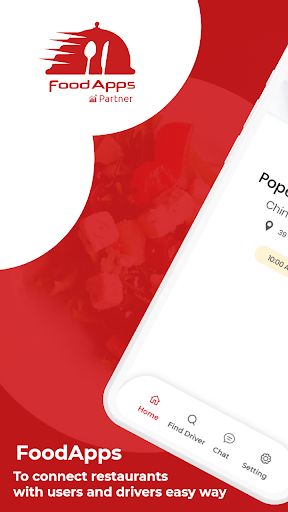 Android application FoodApps Partner screenshort