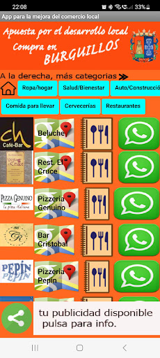 Android application Compra en Burguillos screenshort