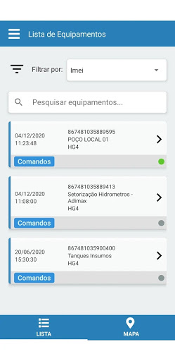 Android application BlueTech IoT screenshort