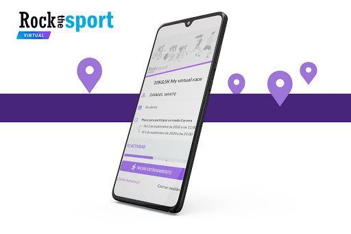 Android application RockTheSport Virtual screenshort