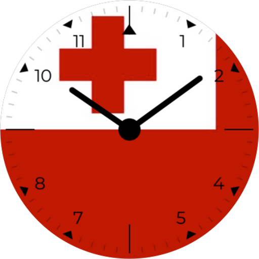 Android application Tonga Analog Watch Face screenshort