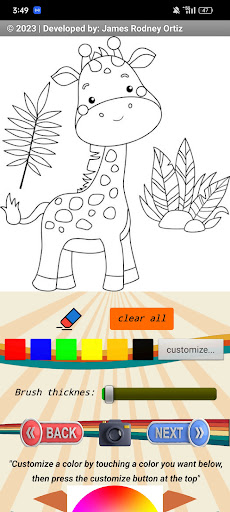Android application Color Fusion screenshort
