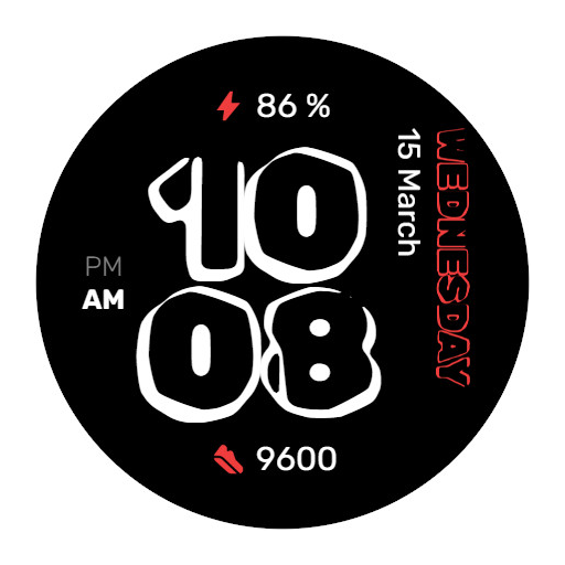 WES12 - Vinyl Watch Face Logo