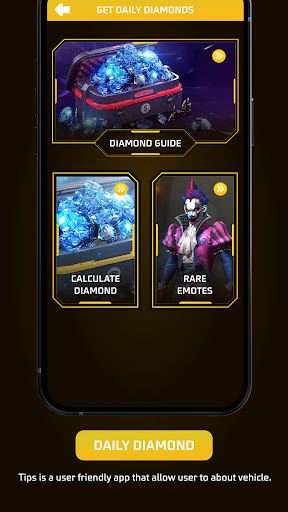 FFFF EMOTE - Get Daily Diamond Screenshot 1 - AppWisp.com