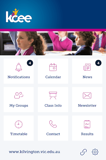 Android application Kilvington Grammar School screenshort