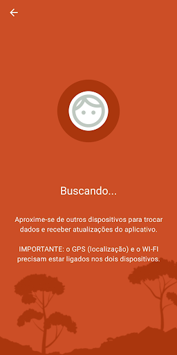 Android application Pegadas screenshort