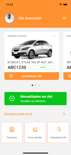 Android application 7 MARES PROTEÇÃO VEICULAR screenshort