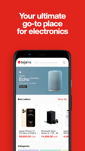 Android application tejarra screenshort