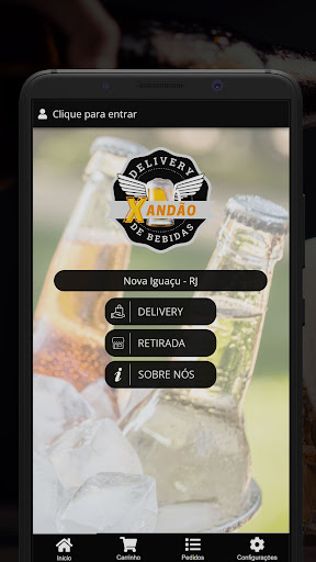 Android application Xandão Delivery screenshort