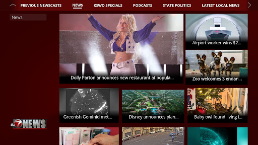 Screenshot of KSWO 7 News