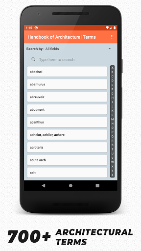 Android application Architectural Terms screenshort