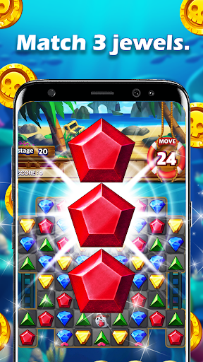 Jewels Pirate: Match 3 Puzzle Screen 2