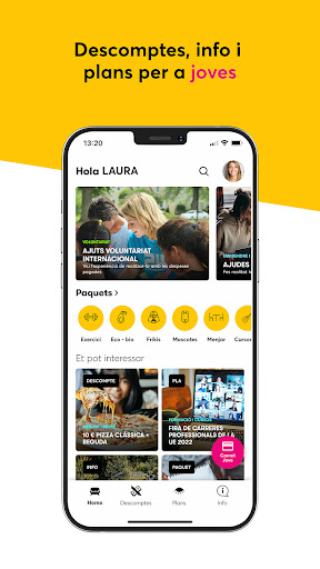 Android application Carnet Jove Andorra screenshort