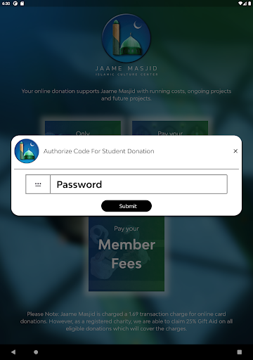 Jaamemasjid Donation