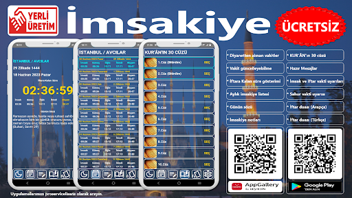 Android application İmsakiye - Namaz Vakitleri screenshort
