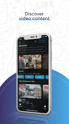 Android application Streamlivr screenshort