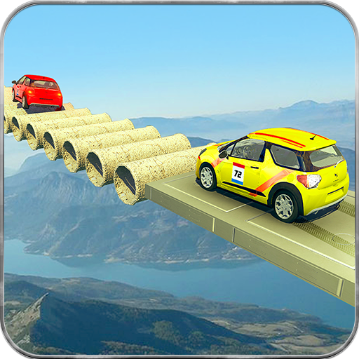 Impossible Ramp Car Driving 3D logo