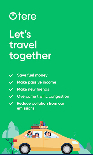 Android application TERE: Let's Travel Together screenshort