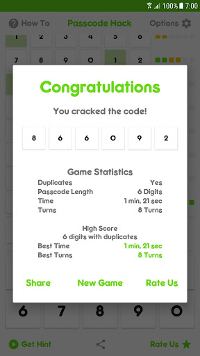 Passcode Hack - Crack the code Screen 3