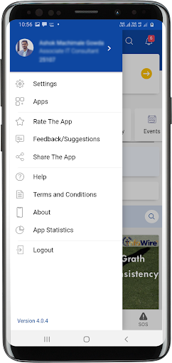 Android application ITC Infotalk screenshort
