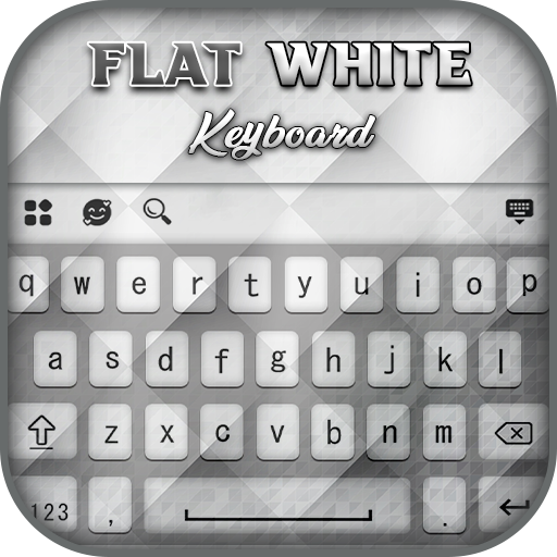 Flat White Keyboard logo