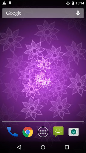 Neon Flower Live Wallpaper