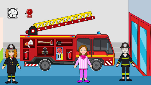 Android application Firefighter Fire Truck Games screenshort