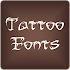 Fonts Tattoo for FlipFont Free 10.1