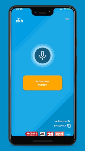 Android application ekn screenshort