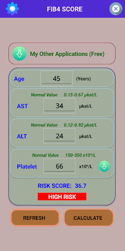 FIB4 Score Screen 3