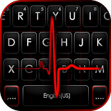 Red Heartbeat Live Keyboard Background icon