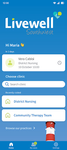 Android application Livewell Community Connect screenshort