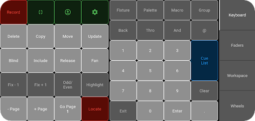 Android application OsiMIDI T1 Remote screenshort