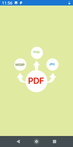 Android application PDF Converter(PDF to PNG, WEBP screenshort