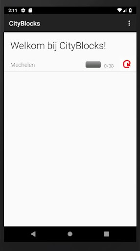 Android application CityBlocks screenshort