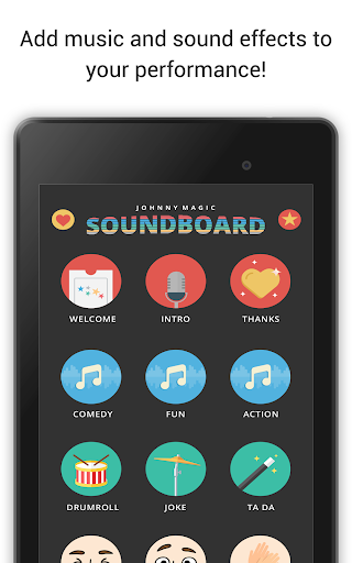 Johnny Magic Soundboard Screen 2