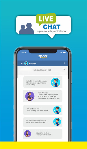 Android application Sport Akademy screenshort