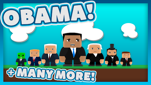 Android application Obama Jump screenshort