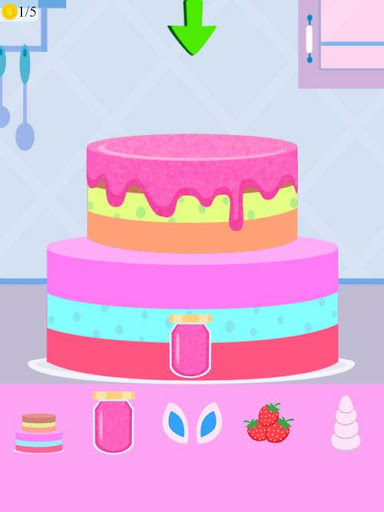 unicorn cake cooking game Screen 2